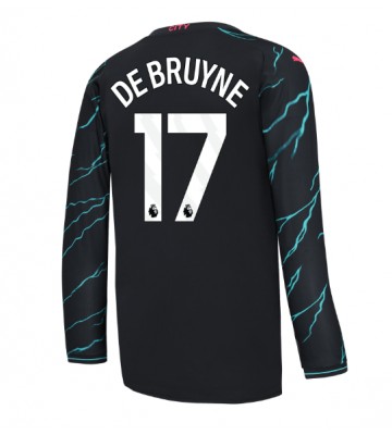 Manchester City Kevin De Bruyne #17 Replika Tredjetrøje 2023-24 Langærmet